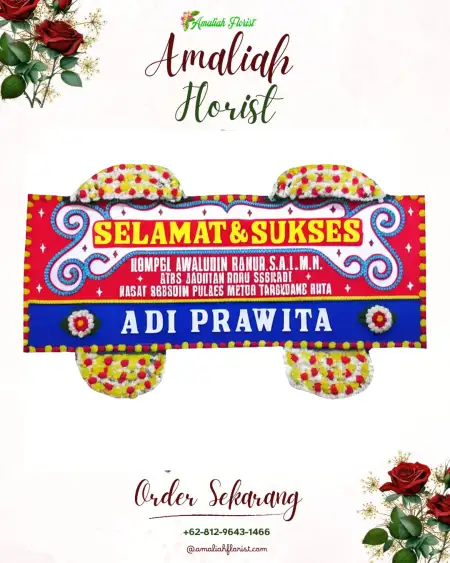 Papan Bunga Ucapan Selamat Ngunut